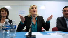 La présidente du FN, Marine Le Pen a lancé le collecif "Racine", censé rapproché son parti du monde de l'éducation