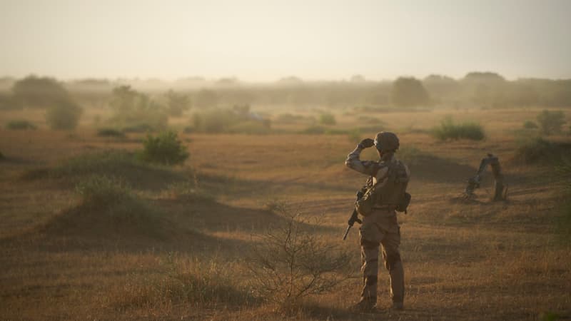 Un soldat de l'armée française dans une zone rurale à la frontière entre le Burkina Faso et le Mali, le 10 novembre 2019 (photo d'illustration)