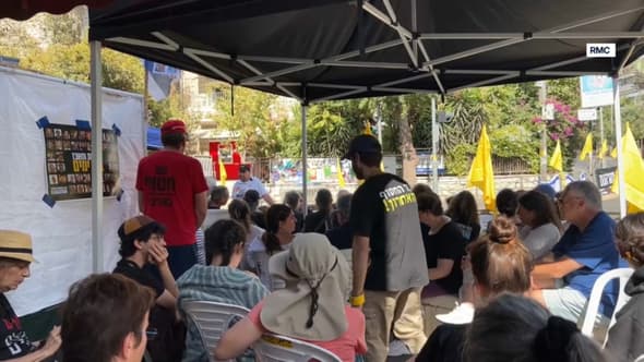 Près de 25.000 personnes se sont rassemblées à Tel Aviv pour la commémoration de l'attaque du 7 octobre 2023 