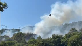 Un incendie s'est déclaré ce lundi 12 août à Besse-sur-Issole.