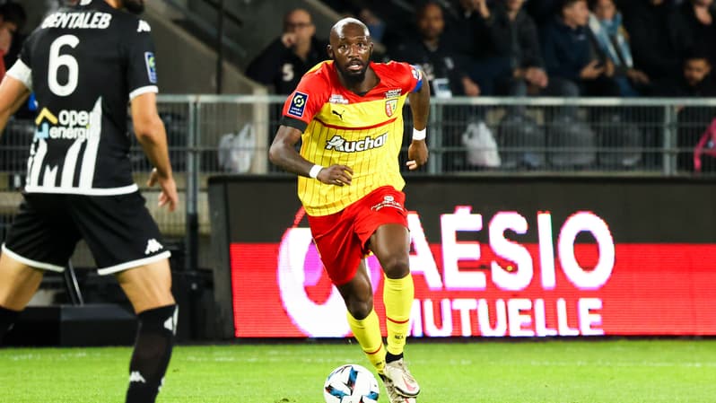 Seko Fofana lors d'Angers-Lens, le 5 novembre 2022
