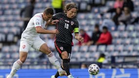 Modric lors de Croatie-République tchèque