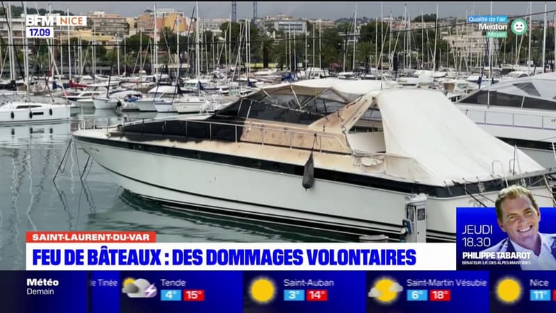 Saint-Laurent-du-Var: une enquête ouverte pour dégradations volontaires après l'incendie de plusieurs bateaux