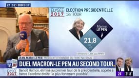 Quand Jean-Marie Le Pen qualifie Emmanuel Macron de "candidat mystérieux"
