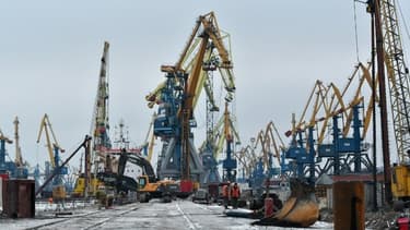 Un port ukrainien en mer d'Azov.