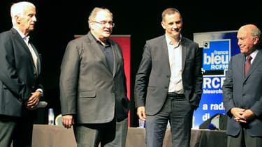 Les candidats au second tour de l'élection territoriale en Corse.