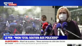 Marine Le Pen: "Beaucoup de policiers ont le sentiment de travailler pour rien"