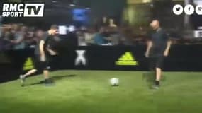 Zinedine et Enzo Zidane défient des champion du foot freestyle