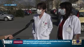 À Creil dans l'Oise, l'un des foyers de l'épidémie de Coronavirus, le personnel soignant tient bon pour le moment