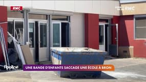 Une bande d'enfants saccage une école à Bron