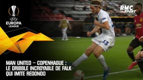 Man United - Copenhague : Le dribble incroyable de Falk qui imite Redondo 