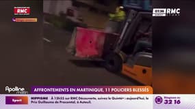 Martinique: 11 policiers blessés dans des affrontements 