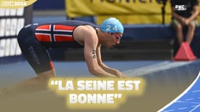 JO 2024 / Triathlon : la Seine dépolluée... "On doit faire confiance" témoigne un triathlète norvégien