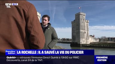 "Je l'ai aidé à maintenir le couteau pour pas qu'il se fasse planter": cet homme raconte comment il a sauvé la vie du policier agressé au couteau à La Rochelle