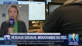 "Un contrôle fiscal ne sera pas diligenté sur la base de ce qui est mis sur les réseaux sociaux", assure l'avocate fiscaliste Gaëlle Menu-Lejeune
