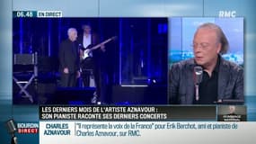#AZNAVOUR ▶▶ Erik Berchot, ami et pianiste de Charles Aznavour: "Johnny Hallyday a logé chez lui pendant plusieurs années. Charles était un peu son père spirituel." #BourdinDirect #RMC