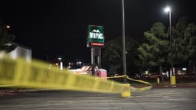 Cordon policier à Odessa, Texas 