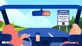 Le paiement de l'autoroute en flux libre peut se faire via trois moyens.