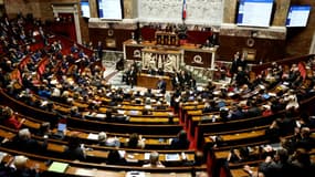 L'Assemblée nationale, le 4 mars 2025, à Paris.
