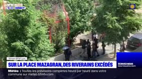 Sur la place Mazagran, des riverains excédés