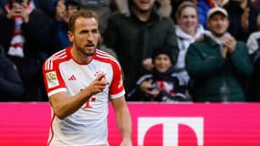 Harry Kane buteur face à Heidenheim, le 11 novembre 2023.