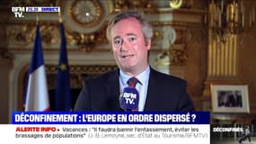 Frontières de l'UE: "Il ne faut pas prendre des décisions unilatérales", estime Jean-Baptiste Lemoyne, secrétaire d'État au Tourisme