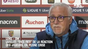 Lens - OM : Larguet "très fier" de la réaction des joueurs, en pleine crise