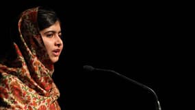 La jeune pakistanaise de 16 ans, Malala pourrait remporter le prix Nobel de la Paix. Elle se trouve ici à Dublin le 17 septembre dernier