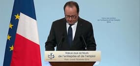 Hollande annonce une prime d'embauche de 2.000 euros pour les PME jusqu'à 1,3 Smic