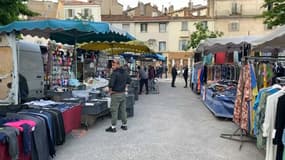 Le marché de la Plaine à Marseille le 3 mai 2022 (photo d'illustration)