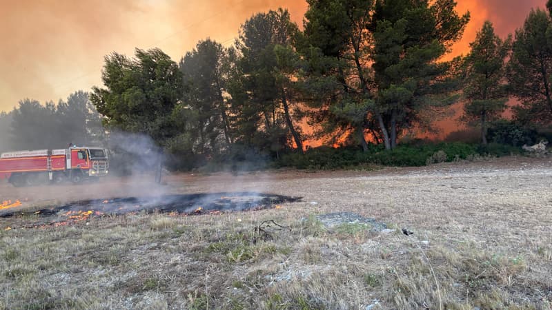 Deux départs de feu ravagent 100 hectares au nord de Marseille, plus de 200 pompiers envoyés sur place