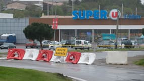 Le supermarché visé par une attaque à Trèbes, dans l'Aude