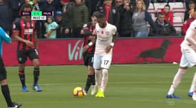 La simulation ridicule de Fred lors de Bournemouth - Manchester United