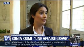 Affaire Benalla: "C'est une affaire grave",  affirme Sonia Krimi, députée LaREM
