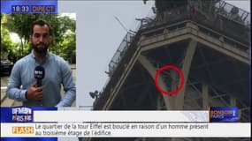 Paris: le quartier de la tour Eiffel toujours bouclé en raison d'un homme présent au troisième étage de l'édifice