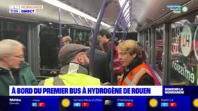 A bord du premier bus à hydrogène de Rouen