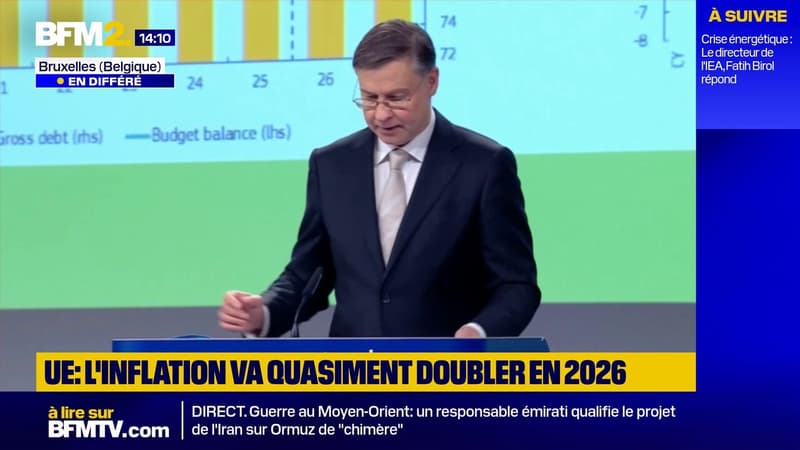 La crise énergétique va faire monter l'inflation en Europe à 3,1% en 2026