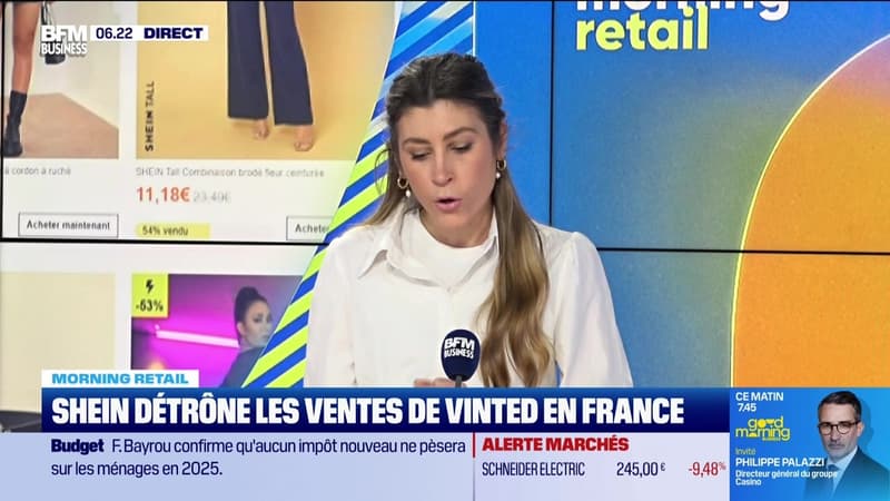 Morning Retail : Shein détrône les ventes de Vinted en France, par Eva Jacquot - 28/01