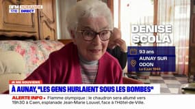 "Je me souviens...": Denise, sous les bombes à 13 ans à Aunay-sur-Odon
