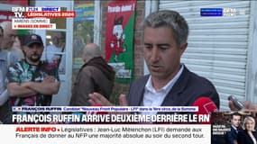 "On est dans le match", assure François Ruffin (NFP-LFI) après les résultats du premier tour