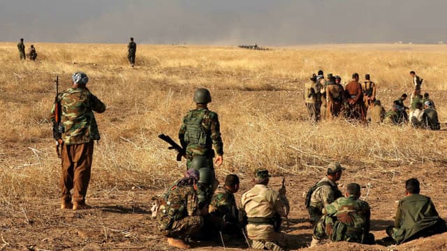 La bataille de Mossoul en Irak a fait plus de 200.000 déplacés. (Photo d'illustration)