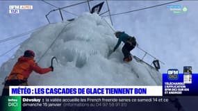 Météo: les cascades de glace tiennent bon malgré le redoux