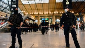 La police gare du Nord le mercredi 11 janvier 2023
