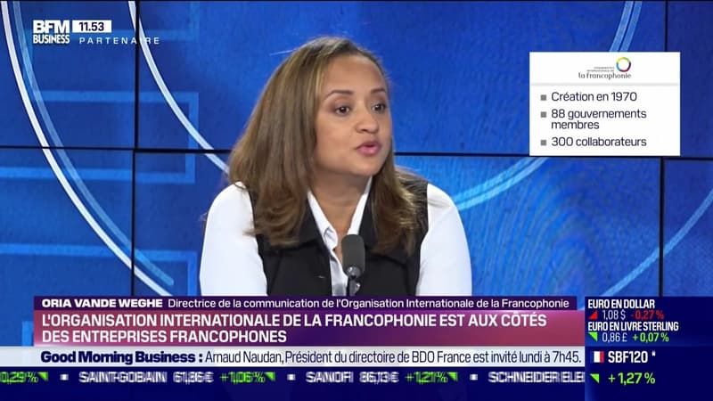 Oria Vande Weghe (OIF) : L'Organisation Internationale de la Francophonie est aux côtés des entreprises francophones - 09/12