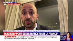 Conférence de presse d'Emmanuel Macron: "On a vu un président déterminé, énergique, qui veut continuer à agir pour les Français", affirme Benjamin Haddad (Renaissance)