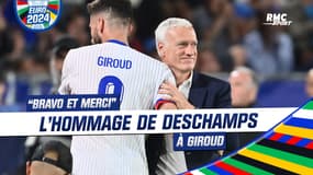France 1-2 Espagne : "Bravo et merci", le bel hommage de Deschamps à Giroud qui va prendre sa retraite