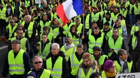 Des gilets jaunes à Rochefort, le 24 novembre 2018. 