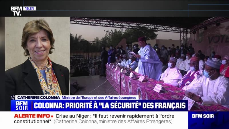 Catherine Colonna sur la situation au Niger: 