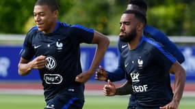 Kylian Mbappé et Alexandre Lacazette