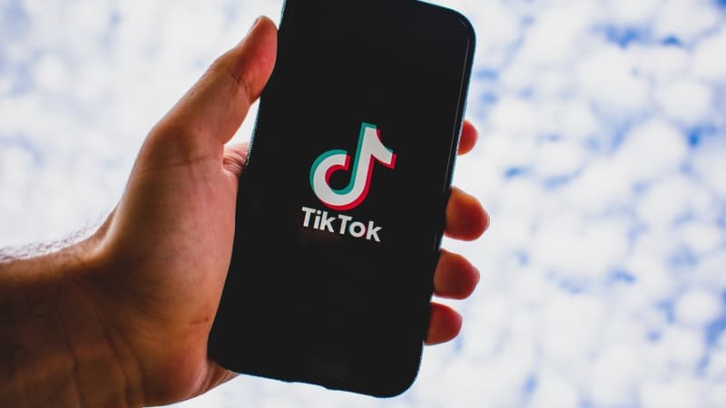 L'application TikTok. 